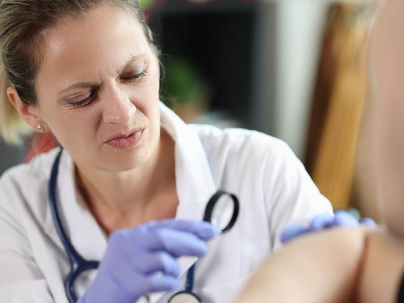 Dermatologist visits for herpes management