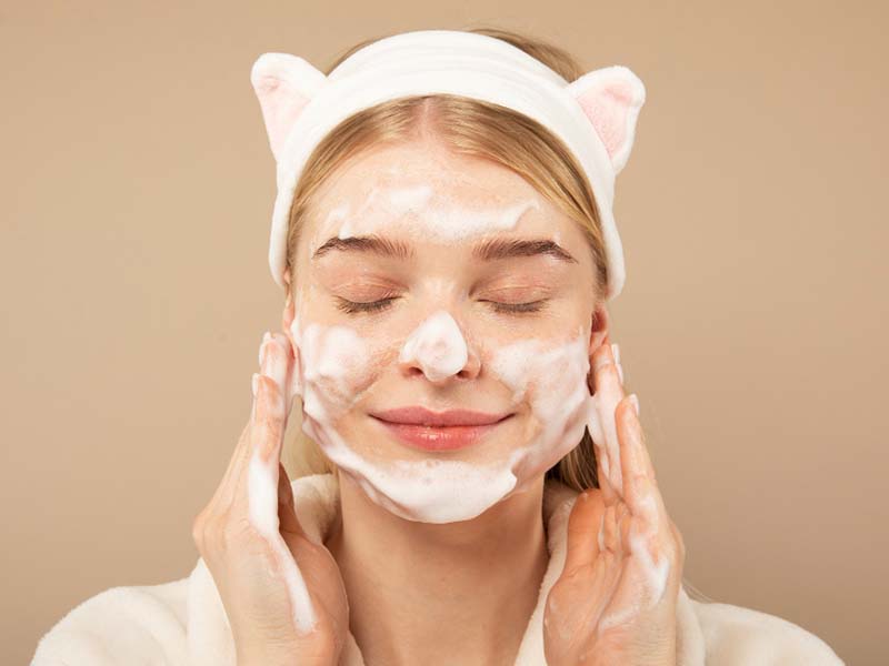 Clean skin for Rash Prevention