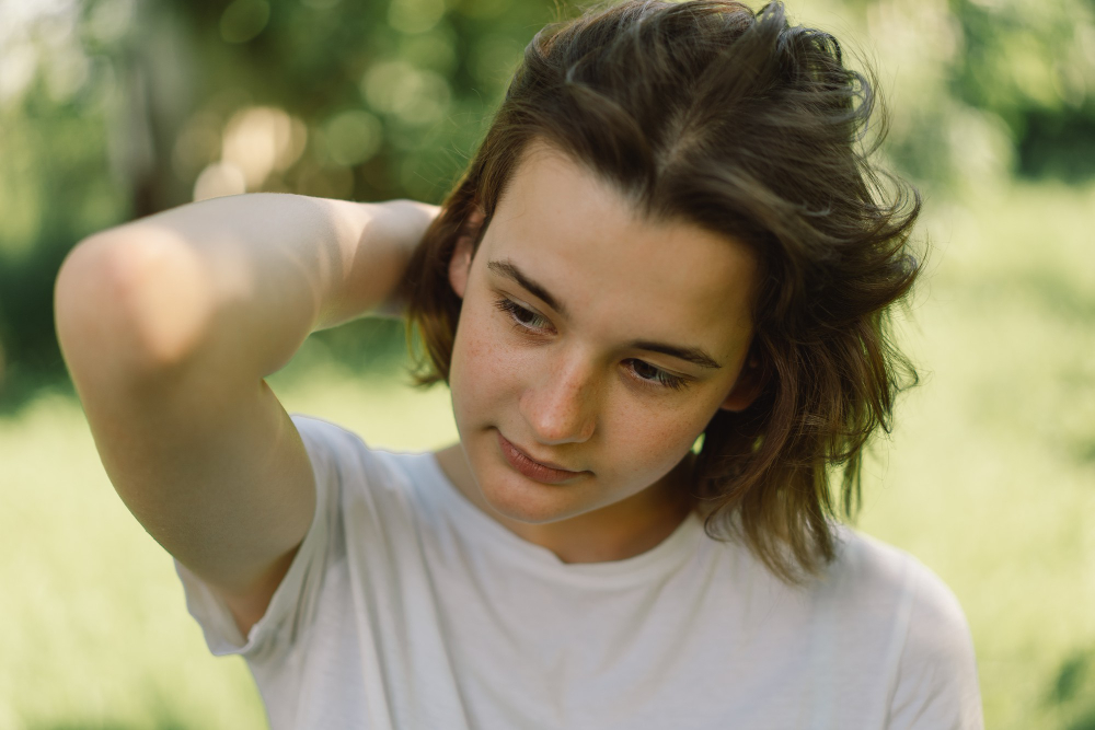 Trichotillomania, aka hair pulling disorder