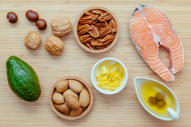 Omega-3 foods for facial psoriasis