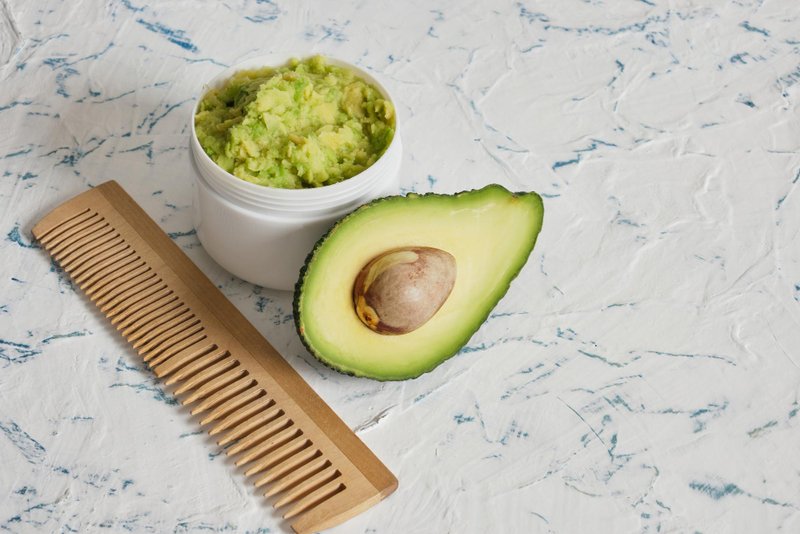 dry hair in men treatment avocado