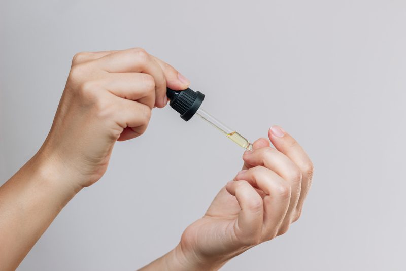 Cuticle oil split nail treatment